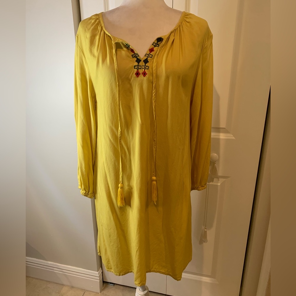 Margaux Riviera Boho Tunic Embroidery Dress